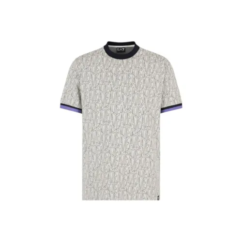 EMPORIO ARMANI EA7 SS25 T Shirt Men's Milk White