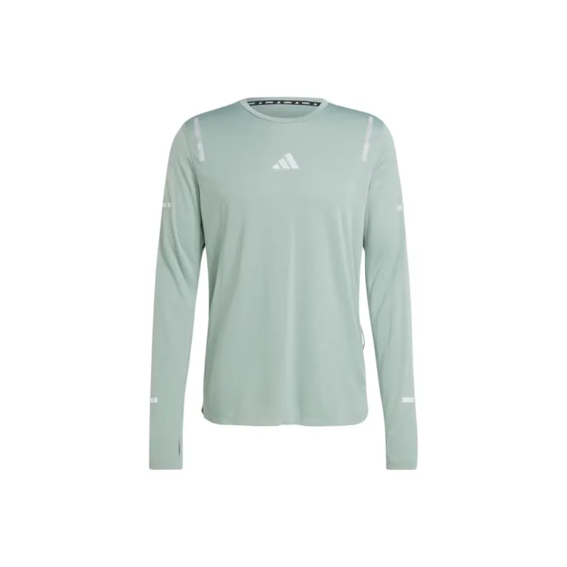 Adidas Free Shipping With AdiClub Ultimate Running Reflective Long Sleeve Tee-0