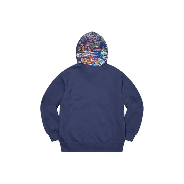 Supreme Globe Zip Up Hooded Sweatshirt-6