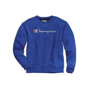 Champion Crew Neck Loose Fit Regular Sweatshirt US Version Unisex Blue