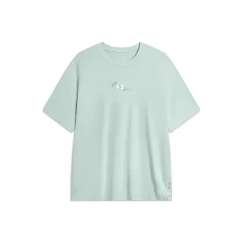LiNing Chinese Culture Series T Shirt Men's Light Moss Blue
