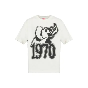 KENZO Graphic Printed Boxy T Shirt