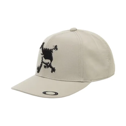 Oakley Polyester Baseball Caps Men's Beige