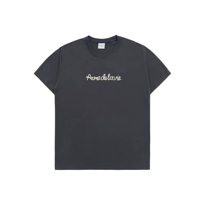 Acme De La Vie/ADLV FW24 T Shirt Unisex Charcoal-0
