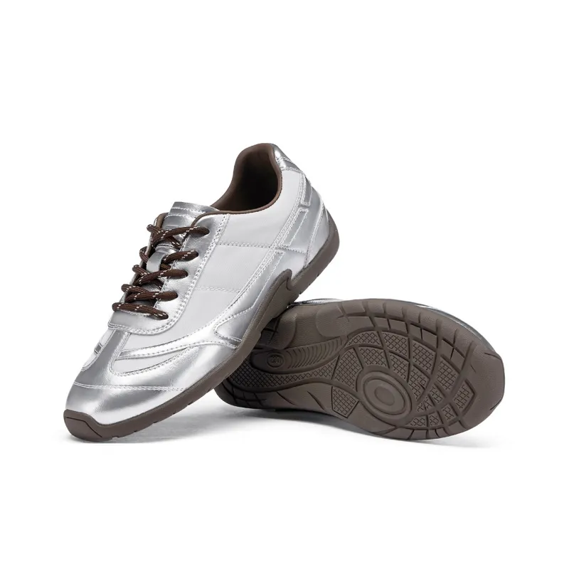 Hotwind Low Top Casual Shoes Women's Silver-4