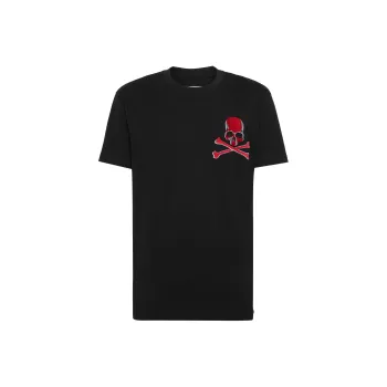 PHILIPP PLEIN Skull print Cotton T shirt