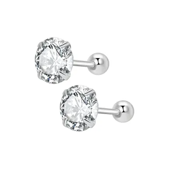 JAY 999 Fine Silver Stud Earrings Unisex