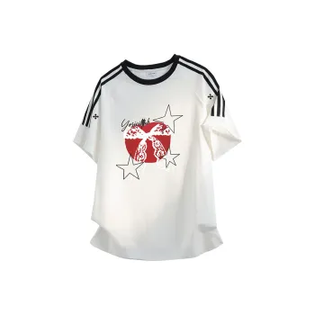 YOSICIL T Shirt Unisex White Heather Gray