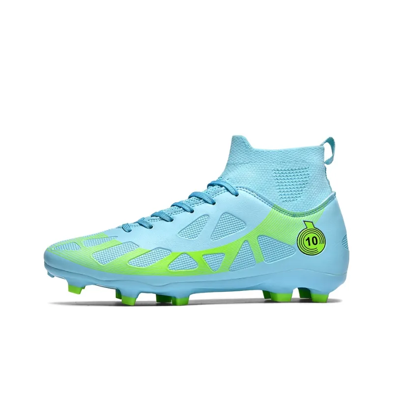 QIUTEXIONG FG Rubber Long Studs TF Rubber Broken Studs Soft Ground Firm Ground Slip Resistant Soccer Shoes Unisex-28
