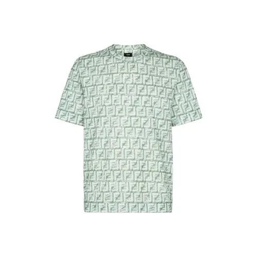 FENDI FF print Linen Shirt