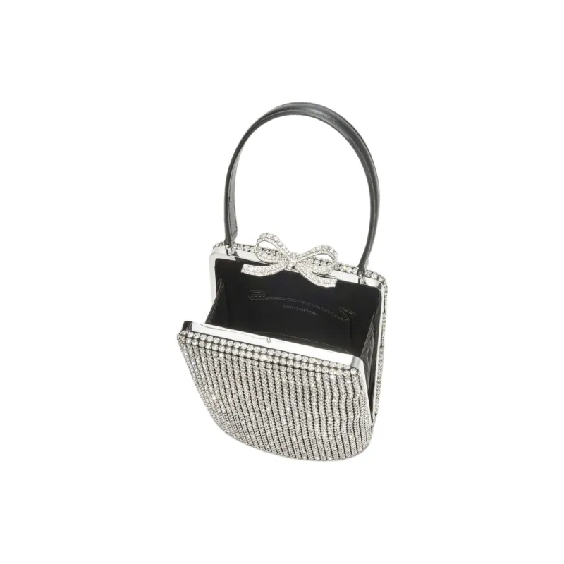 Self portrait Crystal Fishnet Tote Bag-3