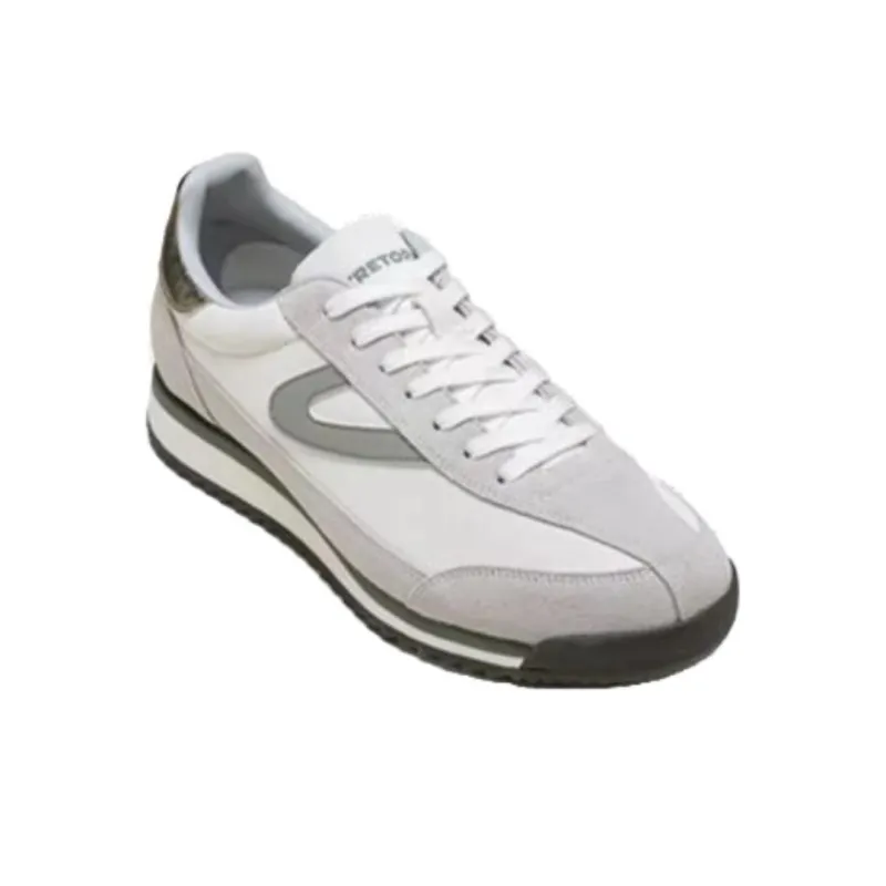 TRETORN Rawlins Low Top Casual Shoes Unisex White Gray Green-1