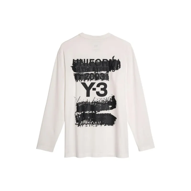 Adidas Free Shipping With AdiClub Y 3 Graphic Long Sleeve Tee-0