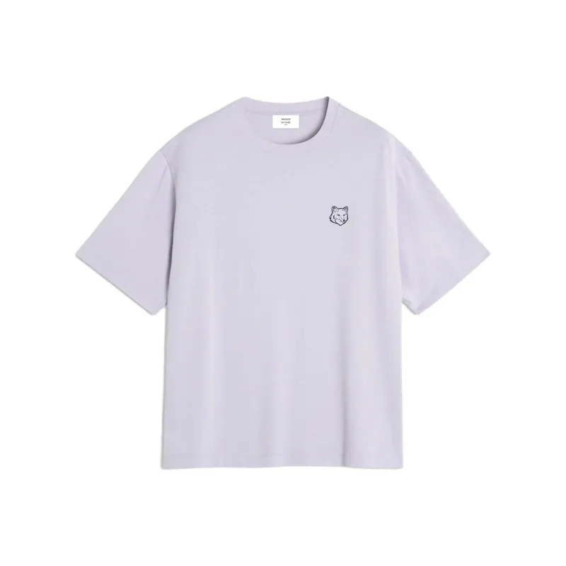Maison Kitsune Bold Fox Head Patch Crewneck T Shirt-0