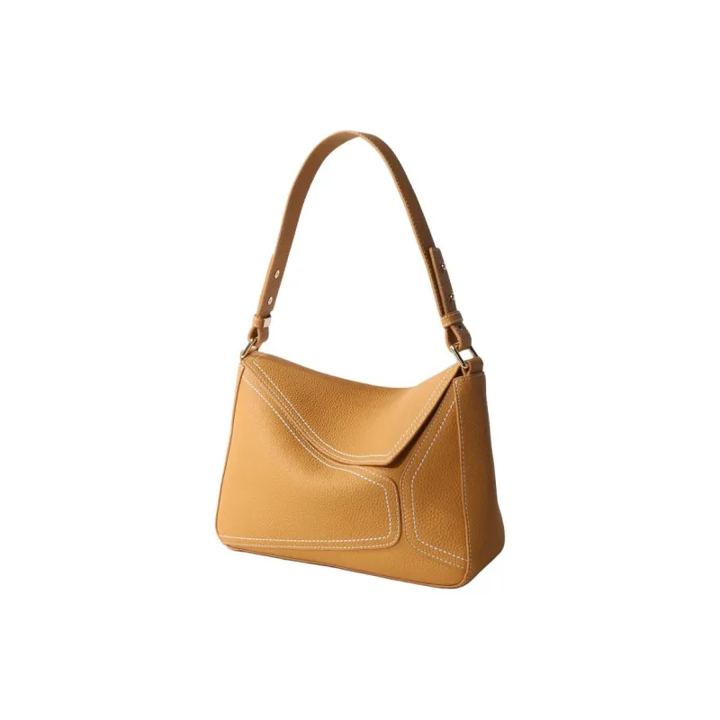 MINIBIRD Top Grain Cow Leather Geometric Shoulder Bag, Crossbody Bag Medium Size Women's Multicolor-8