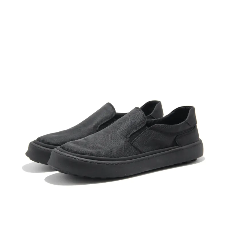Mo Xu Men's Casual Shoes Men Low Top Black-1