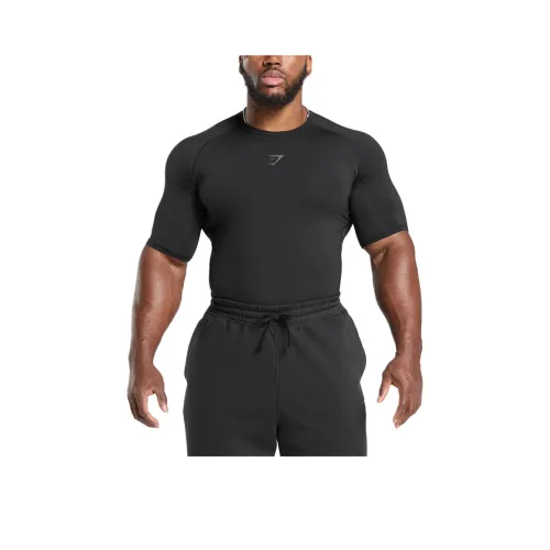 GYMSHARK Element Baselayer T Shirt Men's Black