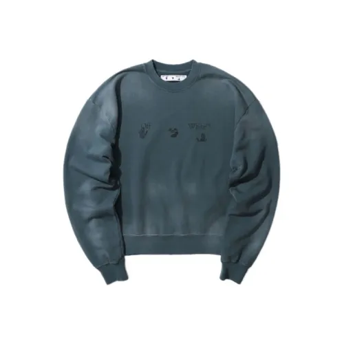 OFF WHITE FW20 Sweatshirts Men Haze Blue