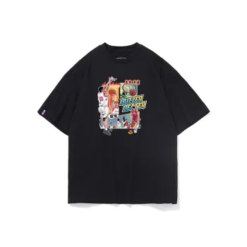RIGORER 100% Cotton Breathable Crew Neck Loose Fit Couple Short-Sleeved T-Shirts Unisex