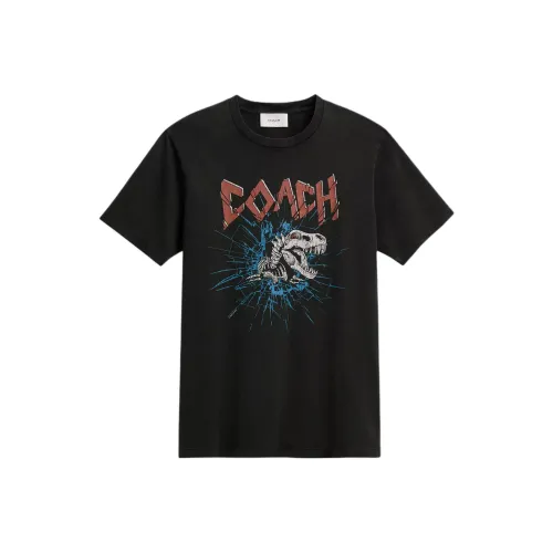 COACH T Shirts Unisex Black