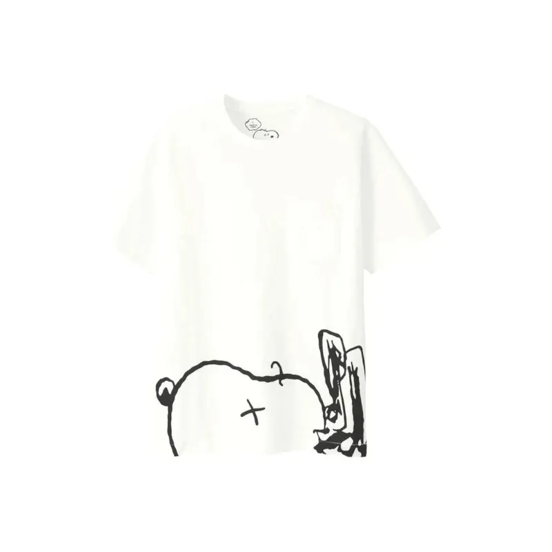 KAWS X Uniqlo X Peanuts Snoopy Face Pocket Tee Tee-0