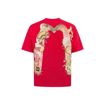 EVISU Snake Year Spring Festival Limited Series T Shirts Men