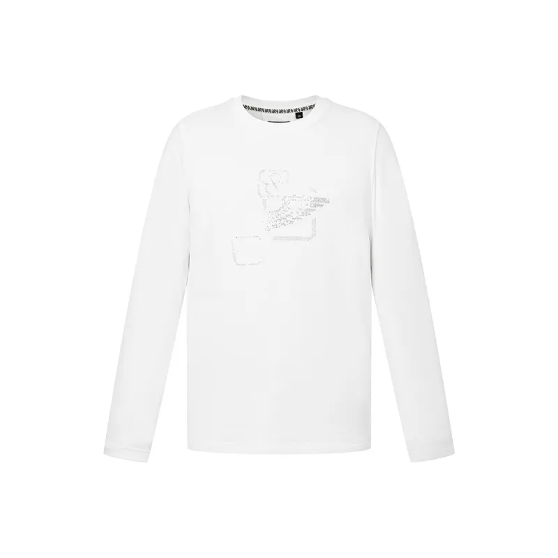 RARE Long Sleeved T Shirts Men's White-0