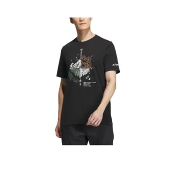 Adidas TERREX T Shirt Unisex Black