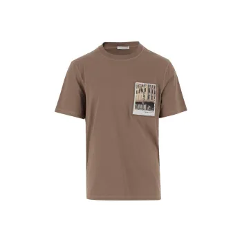 Helmut Lang Greenwich Postcard T Shirt