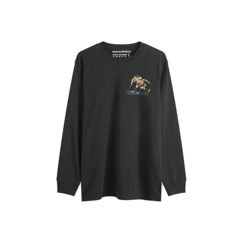 Maharishi END. Co-branded Paragraphs T-Shirts Men Black-0