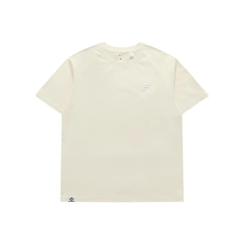 FILA FUSION FOB Series T Shirt Unisex Lemon Cream Yellow-0