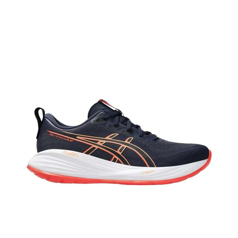Asics Gel Cumulus 27 Anti Slip Wear Resistant Low Top Running Shoes Men's Blue-1