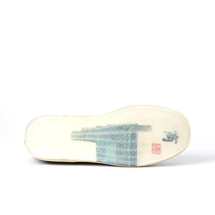 Bian Fumao Handcrafted Multi Layer Sole Cloth Shoes Slip on Casual Shoes Men's-3