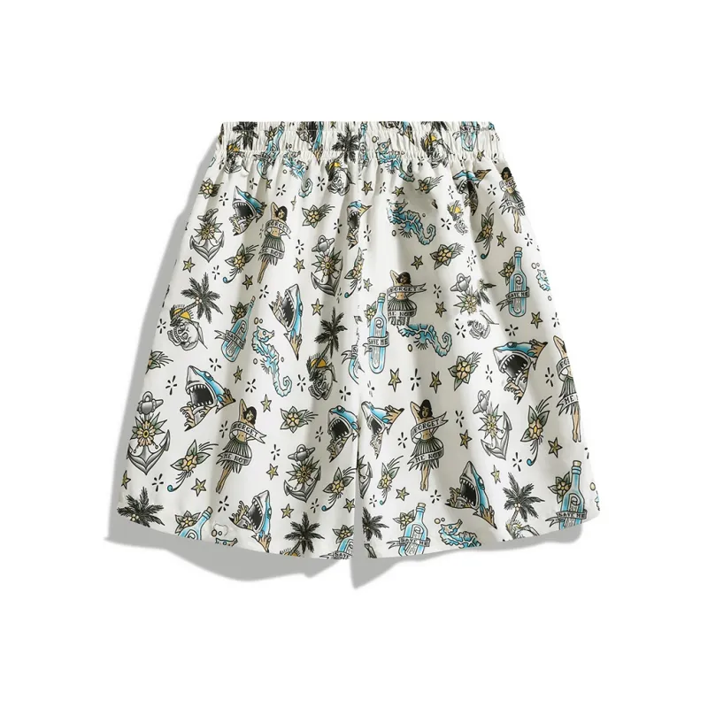 RASHOMONG Beach Shorts Unisex-3