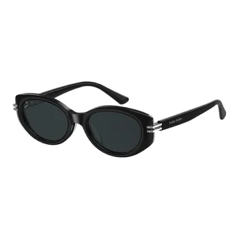 HELEN KELLER Plate Frame Oval Sunglasses Unisex