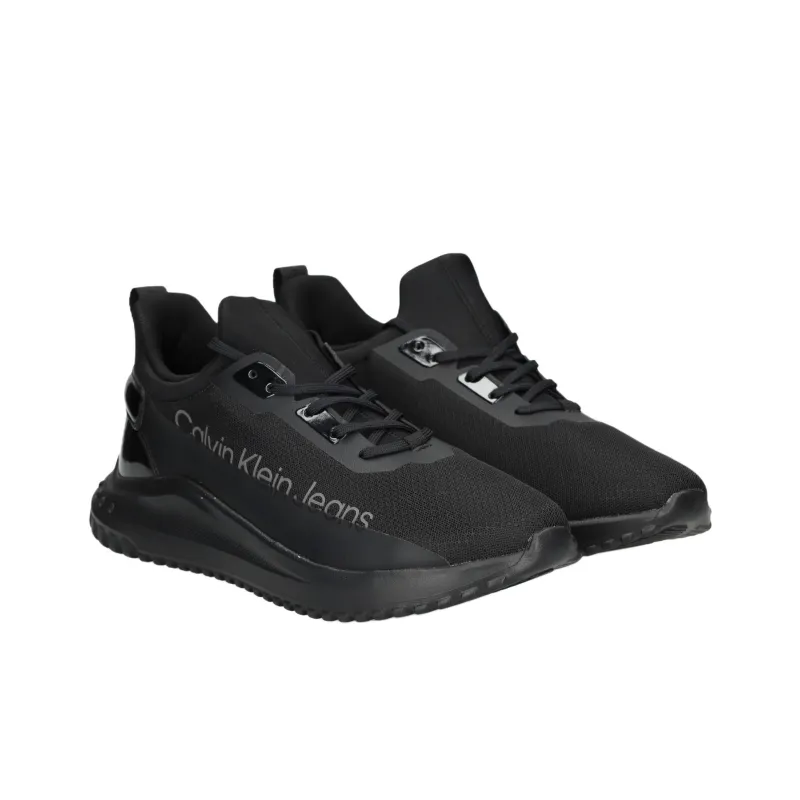CKJ CALVIN KLEIN JEANS Low Top Casual Shoes Men's Black-2