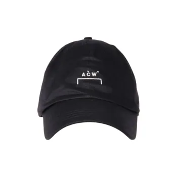 A COLD WALL* Cotton Baseball Caps Unisex Black