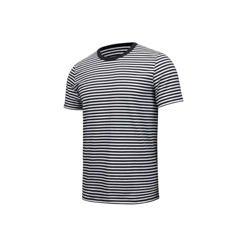 Lululemon Organic Cotton T-Shirt Men's Black White-0