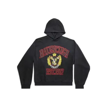 Balenciaga SS23 Sweatshirt Loose Fit Style Unisex Black