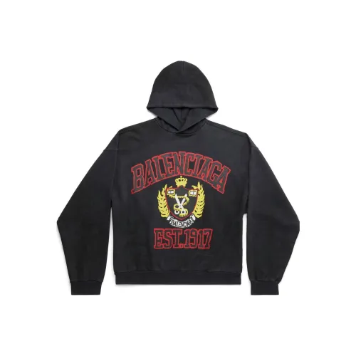 Balenciaga SS23 Sweatshirt Loose Fit Style Unisex Black