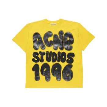 Acne Studios SS25 T Shirts Unisex Mustard Yellow