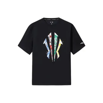 Anta Basketball Collection Irving Collection T Shirt Unisex Black