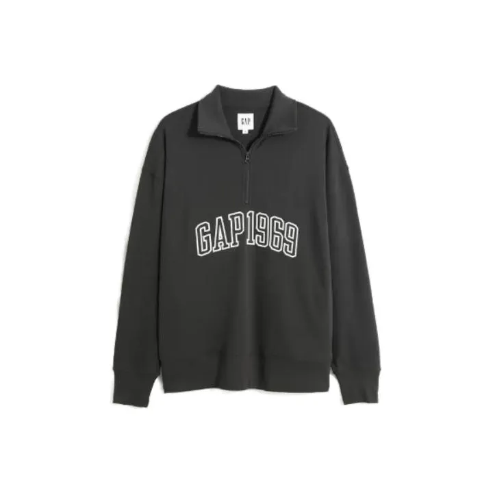 GAP Sweatshirt Unisex Gray Black-0