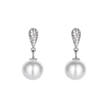 QIMEILA S925 Silver Earrings Women's