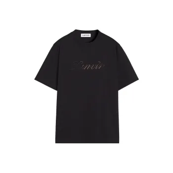 Lanvin Logo Denim T Shirt