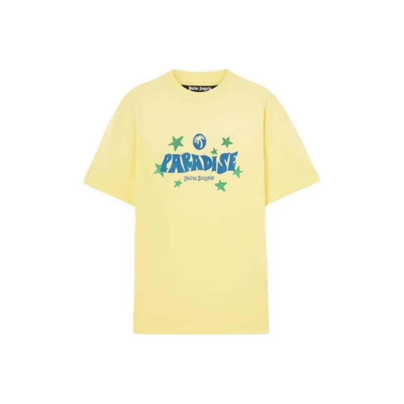 PALM ANGELS Paradise Crew Neck T Shirt-0