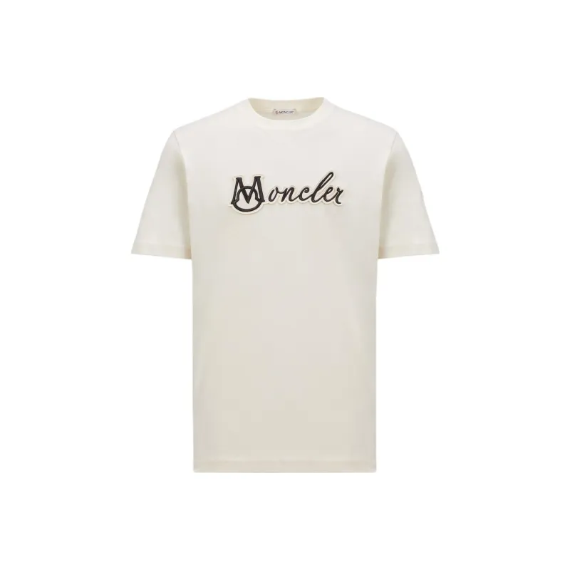 Moncler Logo Patch Crewneck T Shirt-0