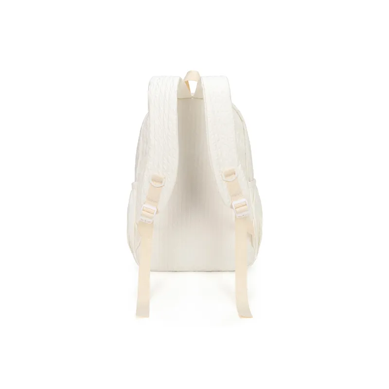 UNITE STAR Polyester Backpack Medium Size Women's White/Pink/Black/Yellow/Green-2