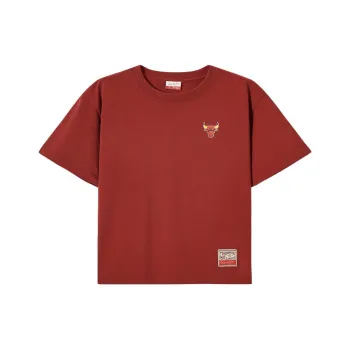 Mitchell & Ness x NBA SS25 T Shirt Chicago Bulls Unisex Dark Red