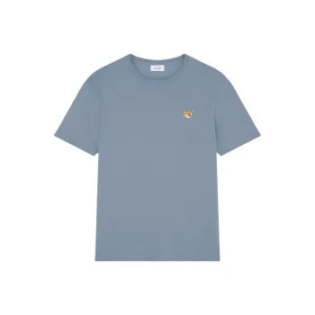 Maison Kitsune Fox Head Patch Crewneck T Shirt